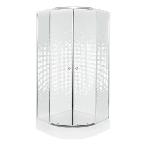 KERRA - Sprchovací kút s vaničkou Pixel XN 80 (biely) 5907548117984