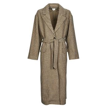 Only  ONLLIPA L/S LONG BELT CHECK COAT CC PNT  Kabáty Čierna