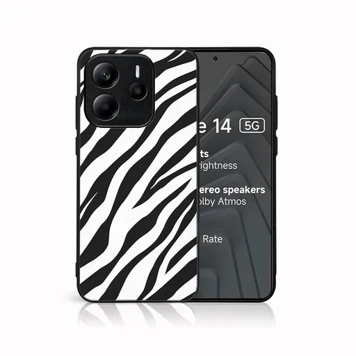 MY ART Ochranný kryt pre Xiaomi Redmi Note 14 5G ZEBRA (237)