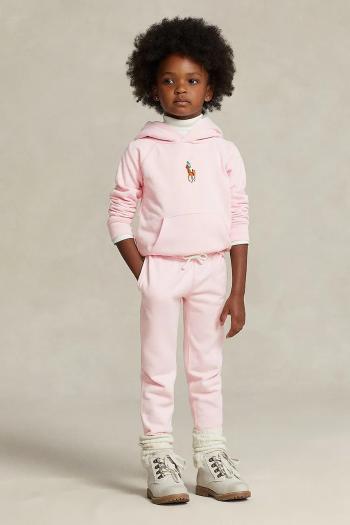 Tepláky Polo Ralph Lauren ružová farba, jednofarebné, 312860018020