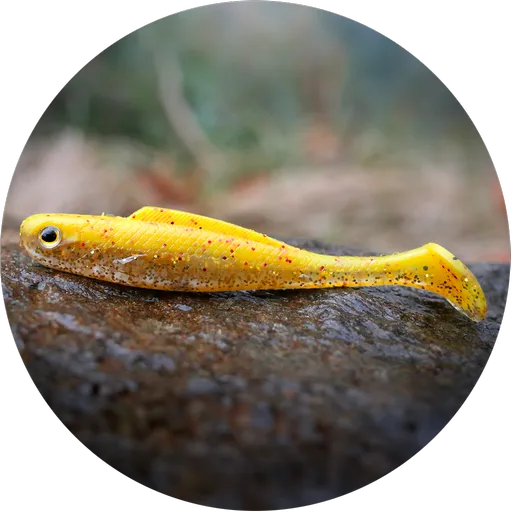 Redbass gumová nástraha ripper kicker yellow rgt - xl 125 mm