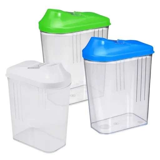 MAKRO - Dóza umelá hmota s posuvným uzáverom 1L, rôzne farby