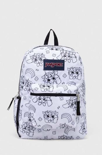 Ruksak Jansport biela farba, veľký, vzorovaný