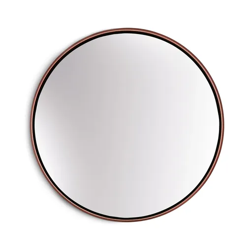 Casa Chic Fournier Nástenné zrkadlo s kovovým rámom okrúhle 58.8 x 58.8 cm