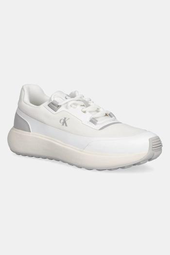 Tenisky Calvin Klein Jeans ATHLEISURE RUNNER LACEUP NT biela farba, YW0YW01823