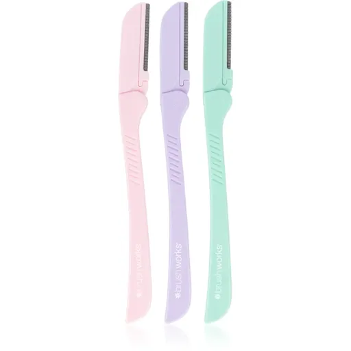 Brushworks Precision Eyebrow Razor Pastel britva na obočie