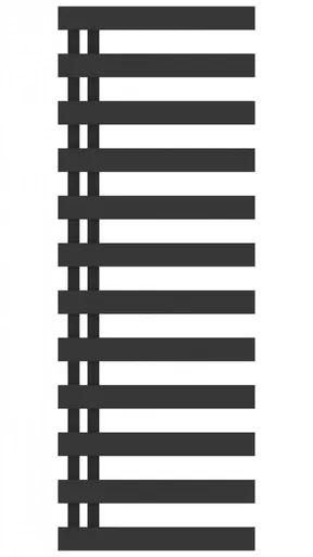 HOPA - Kúpeľňový radiátor EDINBURGH čierna farba - Farba radiátora - Čierna, Rozmer radiátora - 500 × 1020 mm, výkon 418 W, Typ pripojenia - Spodný 50 mm RADEDI501031