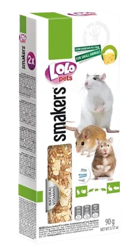 LOLOPETS tyčinka pre králiky a hlodavce - syr 2ks/90g