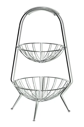 MAKRO - Košík 2 - poschodový drôtený, priemer 1x22cm, 1x26cm