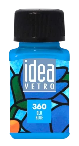 MAIMERI IDEA VETRO - Farby na sklo 360 - blue, 60 ml