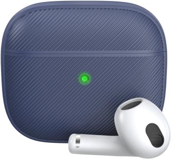 Fülhallgató tok Ahastyle szilikon tok AirPods 3 készülékhez, Midnight-Blue