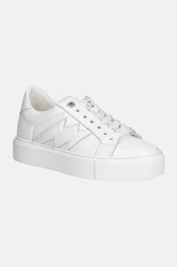 Kožené tenisky ZADIG&VOLTAIRE La Flash biela farba, SWSN00426