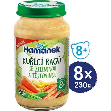 HAMÁNEK Kuracie ragú so zeleninou a cestovinou 8× 230 g (18595139797499)