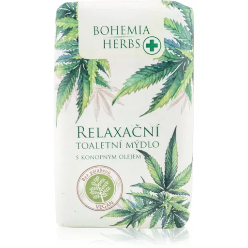 Bohemia Gifts & Cosmetics Bohemia Herbs Cannabis tuhé mydlo 100 g