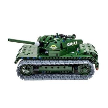 RC tank & samohybné delo 2v1 teknotoys active  bricks (4250880834615)