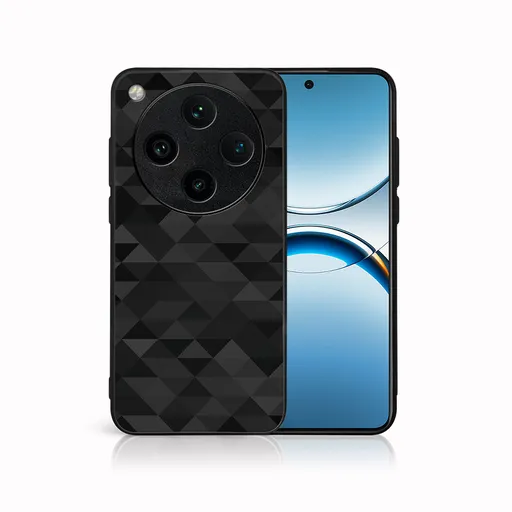 MY ART Ochranný kryt pre Oppo Find X8 Pro 5G BLACK TRIANGLES (232)