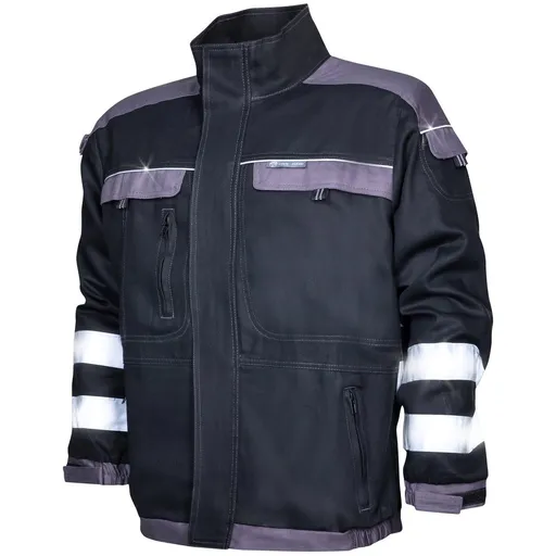 Ardon Reflexná pracovná blúza COOL TREND - Čierna / šedá | 5XL