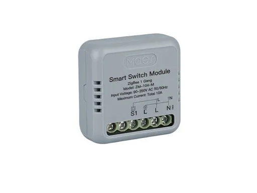 Smart ovládač osvetlenia MOES Switch Module ZM-104-M Mini ZigBee Tuya