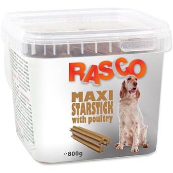 RASCO Pochúťka Rasco hviezda natural s hydinou 9 cm 800 g (8595091779949)