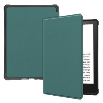 LEATHER Zaklápací obal Amazon Kindle Paperwhite 5 zelený