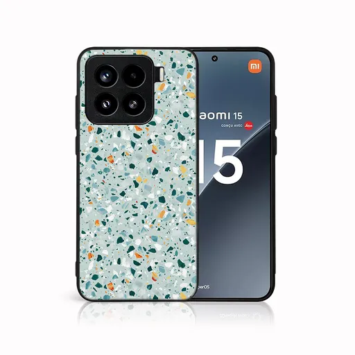 MY ART Ochranný kryt pre Xiaomi 15 BLUE TERRAZZO (164)