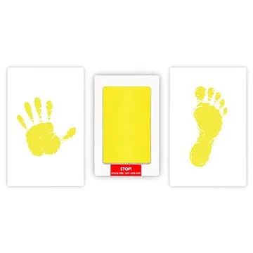 GOLD BABY Súprava na detské odtlačky žltá (0712221439124)