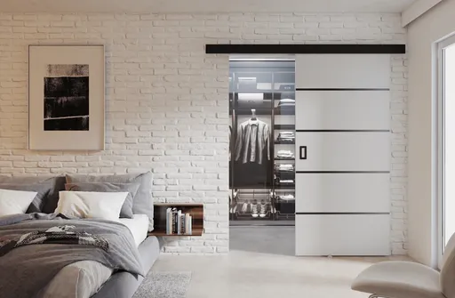 KIER Posuvné dvere WERDI PLUS | 100 cm Farba: Biela