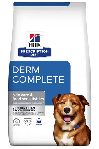 HILLS PD Canine Derm Complete granule pre psy 12 kg