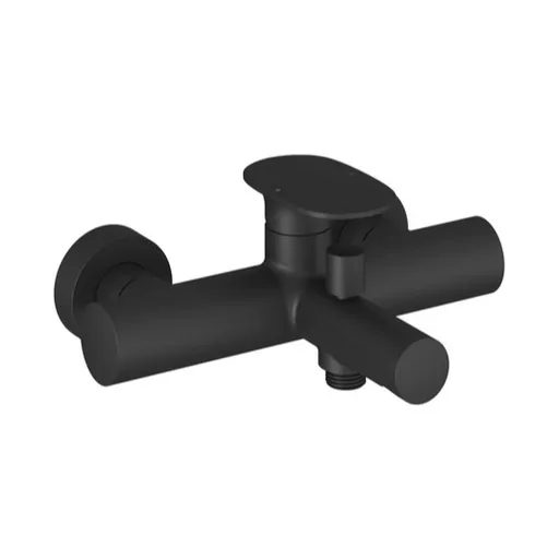 Vaňová batéria Ravak Spring bez sprchového setu čierna X070547