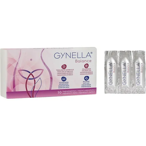 GYNELLA Balance vaginálne čapíky 10 kusov