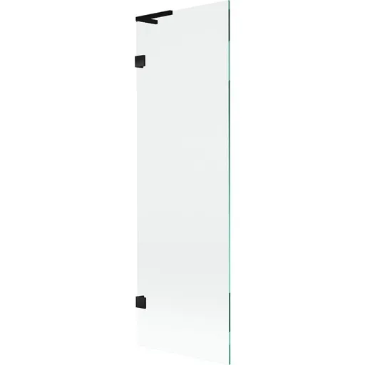 MEXEN/S - Lunar L vaňová zástena FIX 60 x 150, transparent, čierna 897L-060-000-70-00