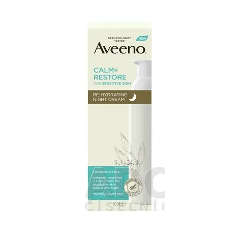 Aveeno CALM+RESTORE Re-hydrating night cream