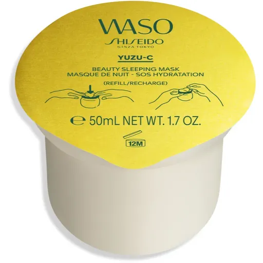 Shiseido Waso Yuzu-C nočná maska na tvár náhradná náplň 50 ml