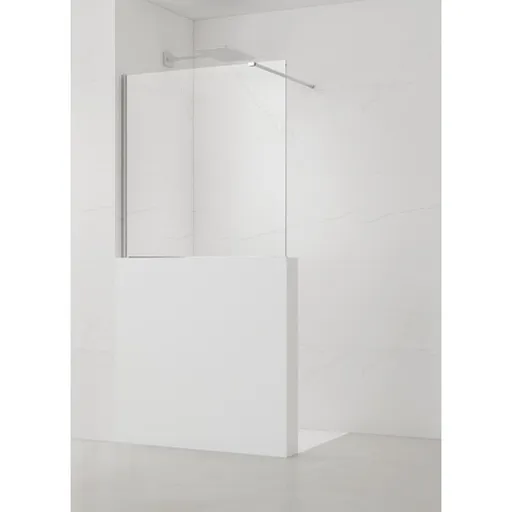 Sprchová zástěna SAT Walk-in 90x100 cm na nižšiu priečku SATBWIS90PR