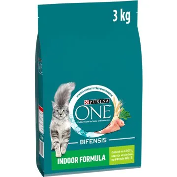 Purina ONE indoor s morkou 3 kg (7613035862579)