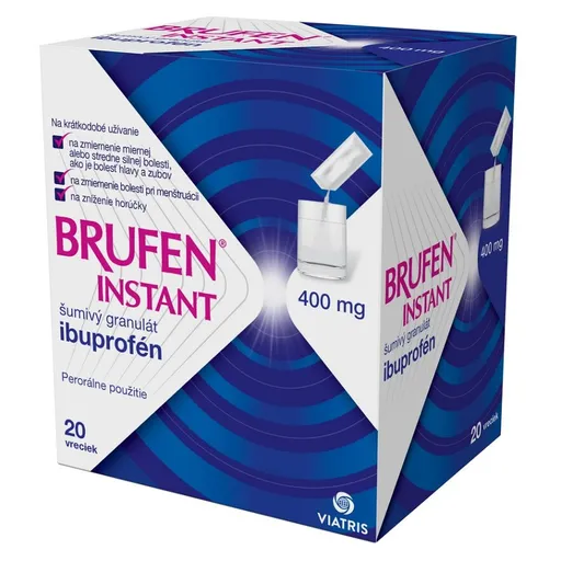 BRUFEN INSTANT 400 mg šumivý granulát 20 vreciek