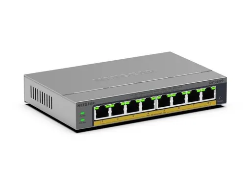 Netgear 8PT GIGABIT UNMANAGEABLE PLUS SWITCH W/POE+