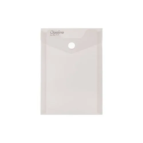 Obálka listová kabelka A6 s cvokom PP Opaline číra