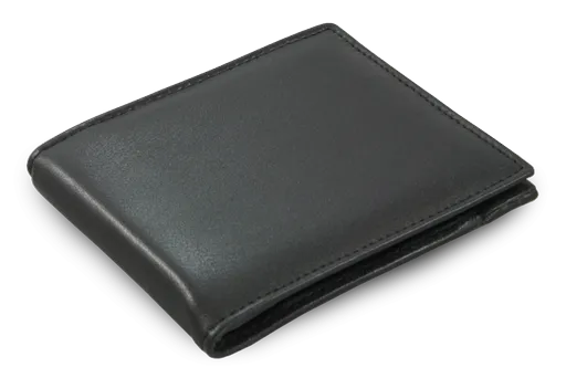 Čierna pánska kožená peňaženka - dolárovka 519-2910-60
