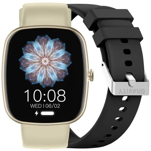 INTELIGENTNÉ HODINKY UNISEX GRAVITY GT18-7 - BLUETOOTH KONVERZÁCIE, ĎALŠÍ REMIENOK (sg036g)