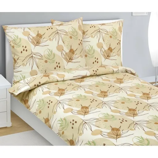 Bellatex Flanelové obliečky Jeseň, 140 x 220 cm, 70 x 90 cm