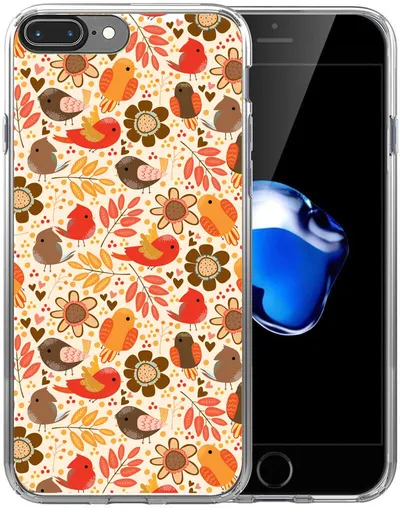 PROTEMIO MY ART kryt Apple iPhone 7 Plus / 8 Plus BIRDS (004) (004)