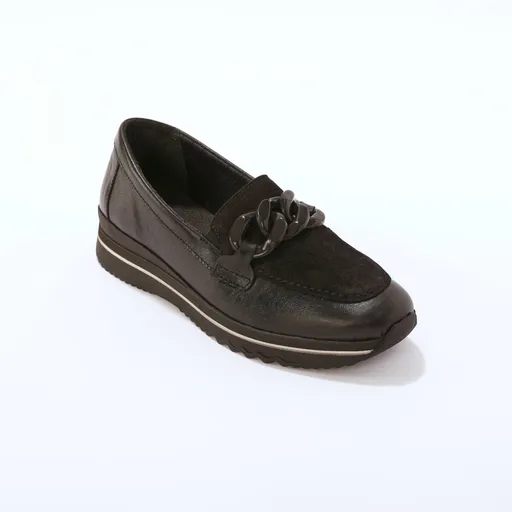 Kožené mokasíny pre širšie chodidlá