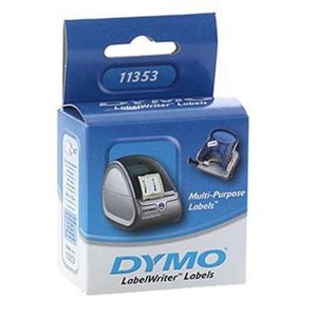 Dymo 11353, S0722530, 25mm x 13mm, biele multifunkčné papierové štítky