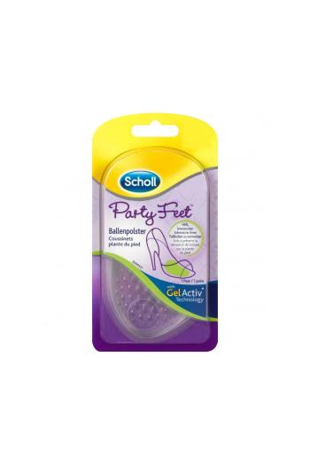 Scholl Vankúšiky pod bruška chodidiel Party Feet Gel Activ (Ball of Foot) 1 pár