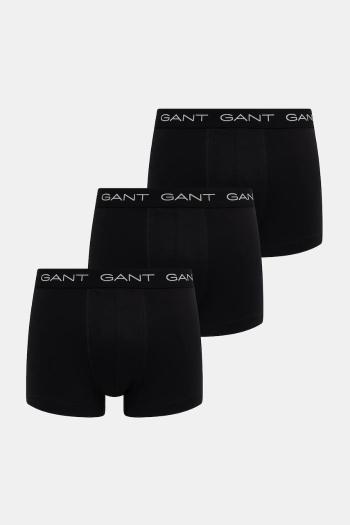 Boxerky Gant 3-pak čierna farba, 900023003