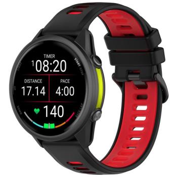 SPORTY Vymeniteľný silikónový remienok Garmin Forerunner 970 čierno-červený