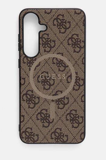 Puzdro na mobil Guess Samsung Galaxy S25+ hnedá farba, GUHMS25MG4GFRW