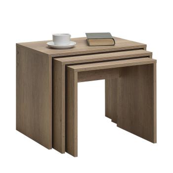 Skladací stôl SHP Light Walnut, 3 ks