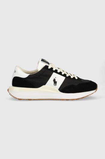 Tenisky Polo Ralph Lauren Train 89 čierna farba, 809878008001